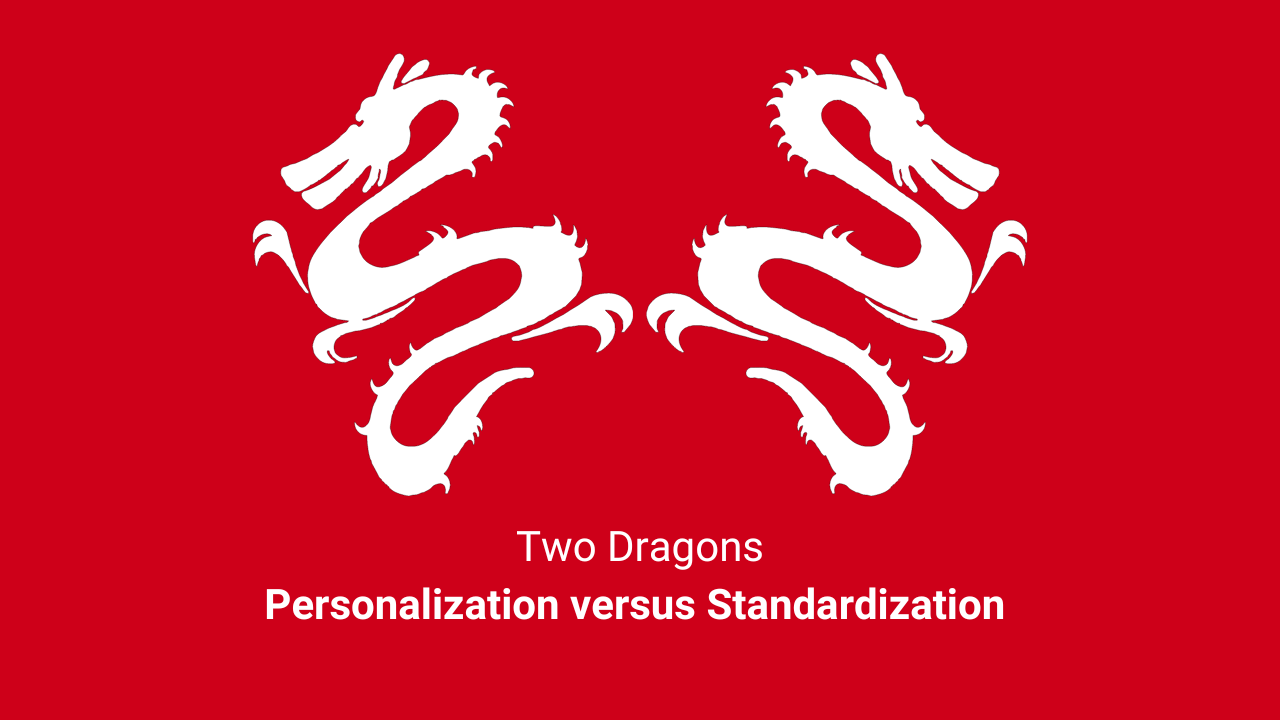 Personalization versus Standardization